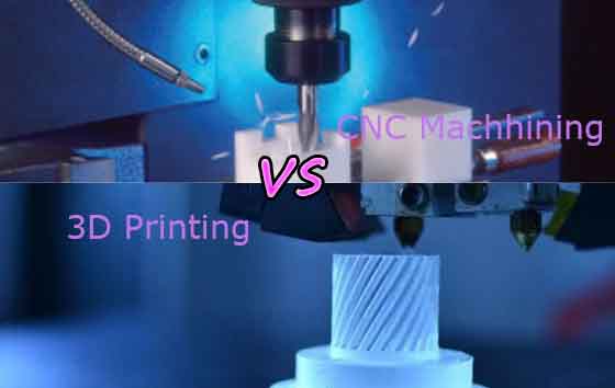 CNC Machining vs 3d printing