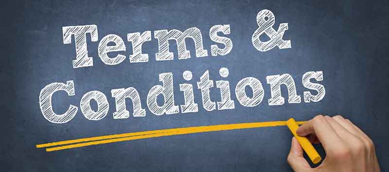 terms and conditions of sales