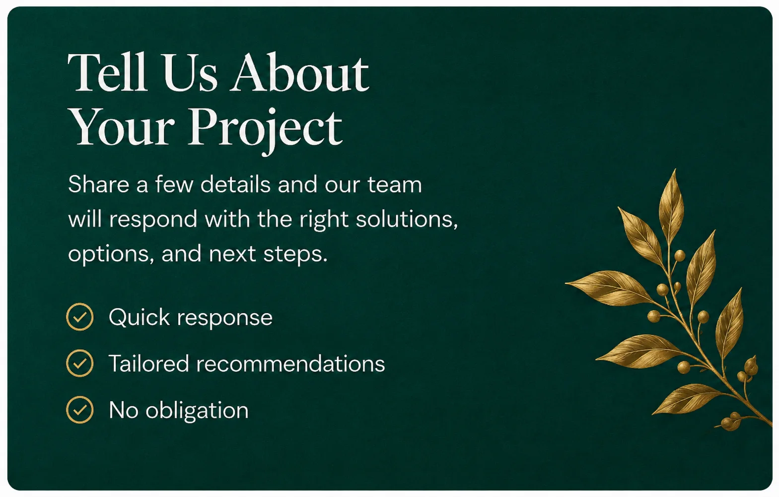 Project planning and brand presentation