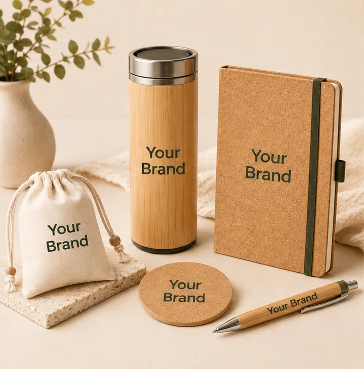 Natural Cork Coaster — illustrative branding or finish direction