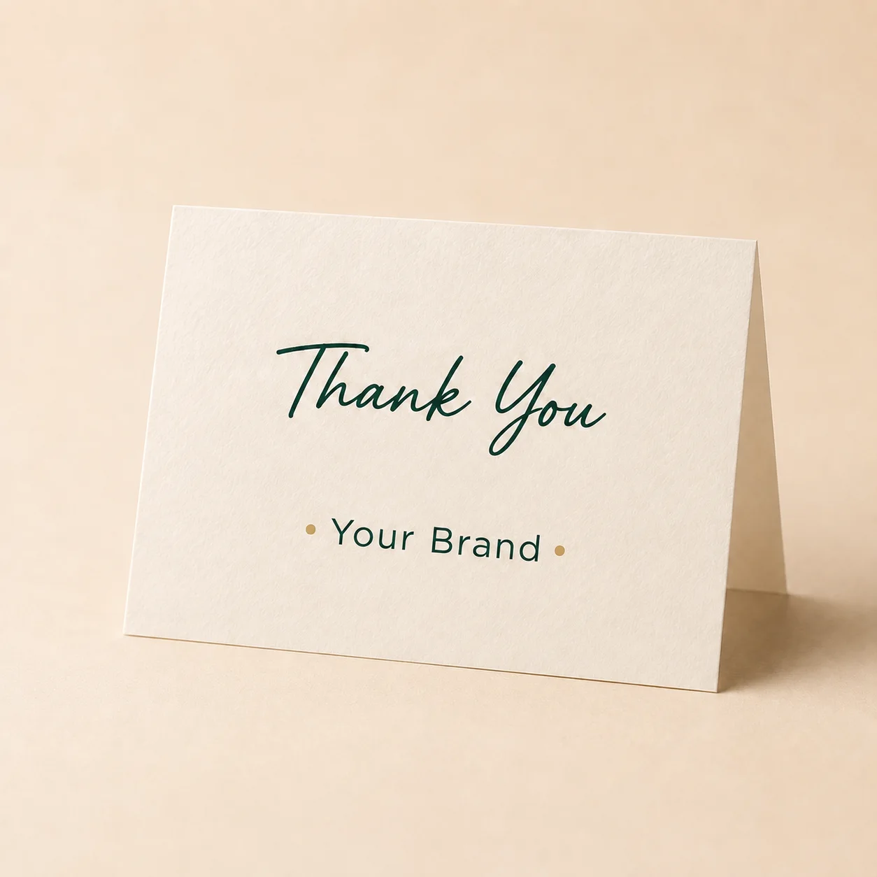 Personalized Message Card — illustrative branding or finish direction